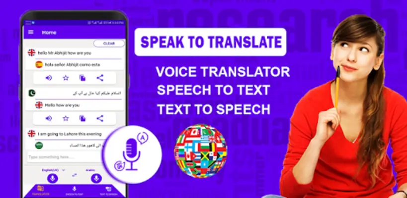 Voice Translator android App screenshot 7